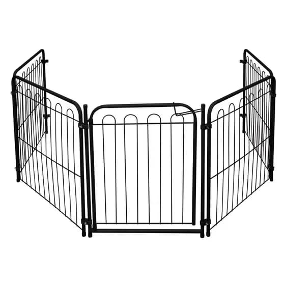 Cercado Pet 4 Módulos Portátil c/ Portão Segurança Dobrável 65cm Cachorro Cercadinho Criança Klimix