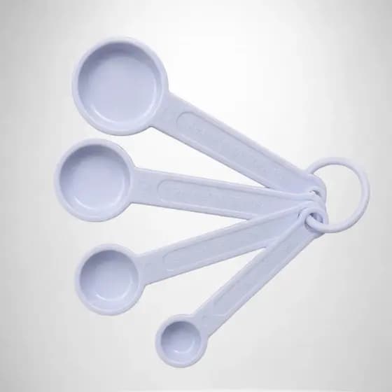 Kit 4 Colheres Medidoras Para Receitas e Confeitaria Culinária