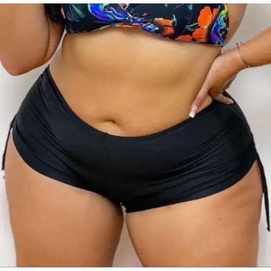 Suquini De Praia Plus Size Suplex Com Regulagem