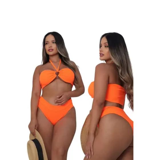 BIKINI FEMININO TOMARA QUE CAIA calcinha hot paint com bojo forrado teçido anarruga praia e piscina