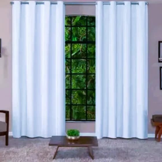 Cortina PREMIUM 3,00 x 2,50 metros Decoração Sala, Quarto, Escritório, Igreja