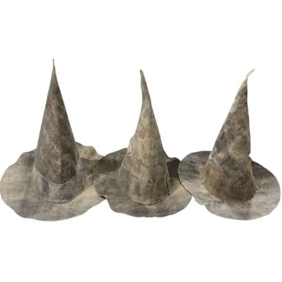 Chapéu De Bruxa Bruxo Mago Lona De Caminhão Reciclada