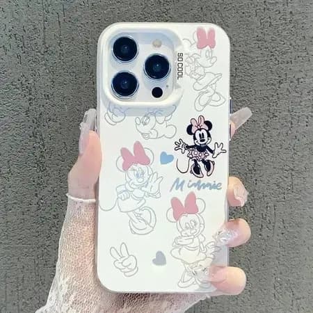 Mickey Minnie TPU anti-impacto Capinha Capa Para Samsung A15 A16 A34 A54 A23 A05 A55 A35 S24 S25
