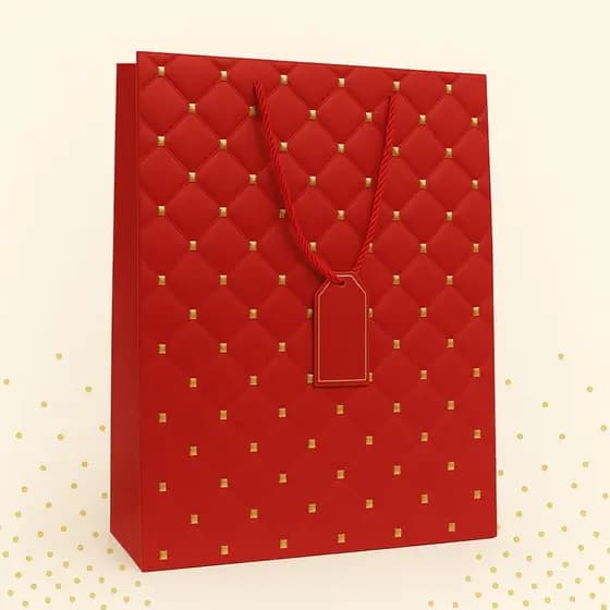 Kit Pacote com 12 Sacolas para Presente com Alça Grande 32cmx26cmx12cm Bolsa de Presente