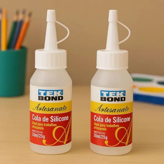 Cola De Silicone Para Artesanato 25g/30ml Tek Bond-
