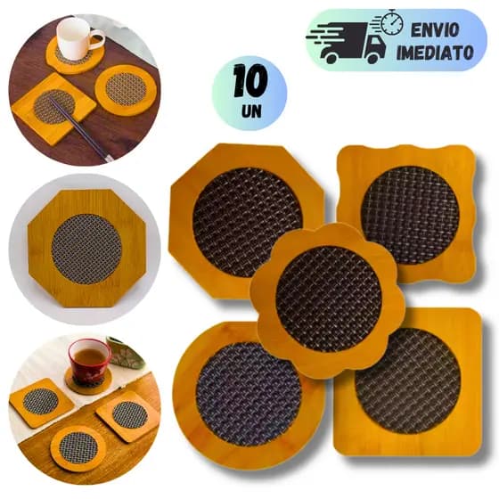 CONJUNTO DESCANSO DE PANELAS MDF TRADICIONAL 14,5CM PROFISSIONAL PARA COZINHAS E RESTAURANTES