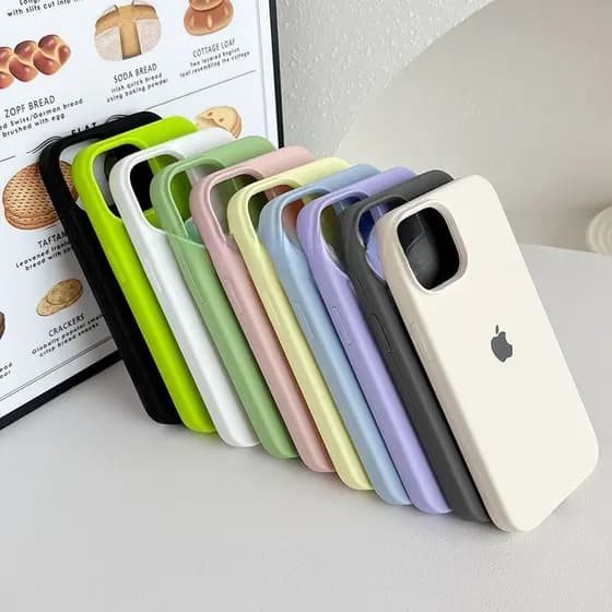 Capa de telefone de silicone líquido de veludo de alta qualidade para iPhone XR 11 11 ProMax Baby Skin Feel