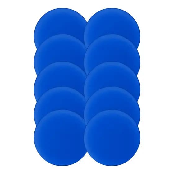 Kit 10 Aplicador Espuma Para Cera Plástico Pneus Couro Cs