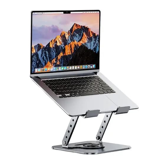 Suporte de Metal Ajustável Para Notebook 10 Ate 17" Giratória de 360°