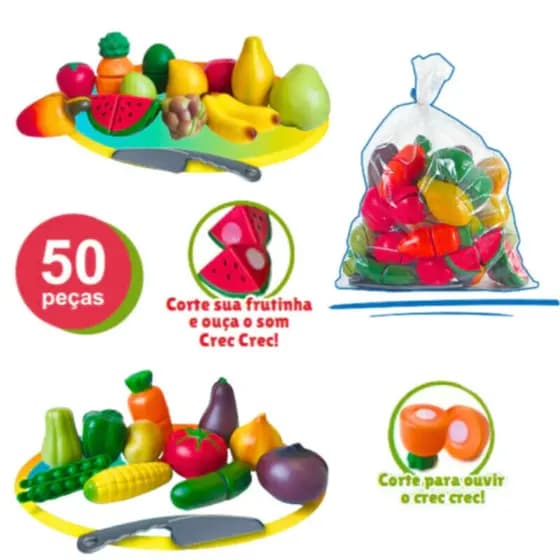 Crec Crec Frutas e Legumes com 50 - BIG STAR