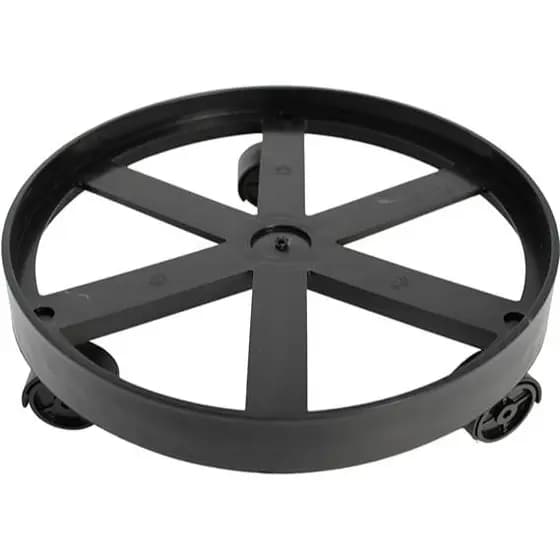 Suporte para Botijão de Gás, Com Rodinhas Giratórias Para Plantas Galão Agua - Reforçado - Marca Micromax- Suporta 55kg
