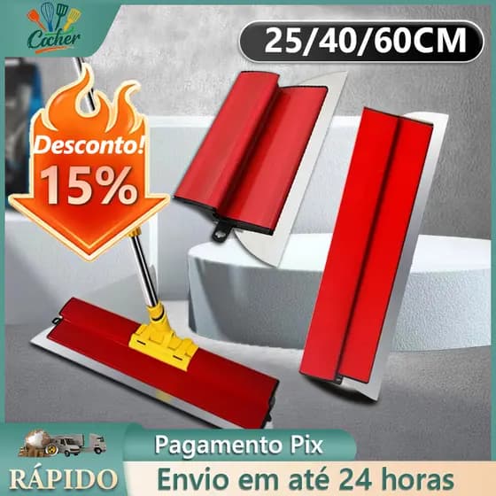 desempenadeira para massa corrida Para Massa Corrida Gesso Com Lamina Flexível 25cm 40cm 60cm
