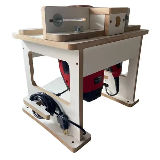 (TUPIA COLUNA) Mesa Para Inverter Tupia De Coluna Sulcos Cantos Entalhes