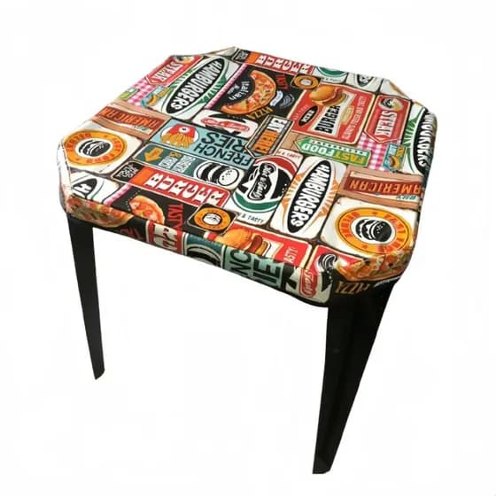 Kit 8 Capas Estampada Para Mesa De Plástico Bar Restaurante Lanchonete Impermeável 70x70