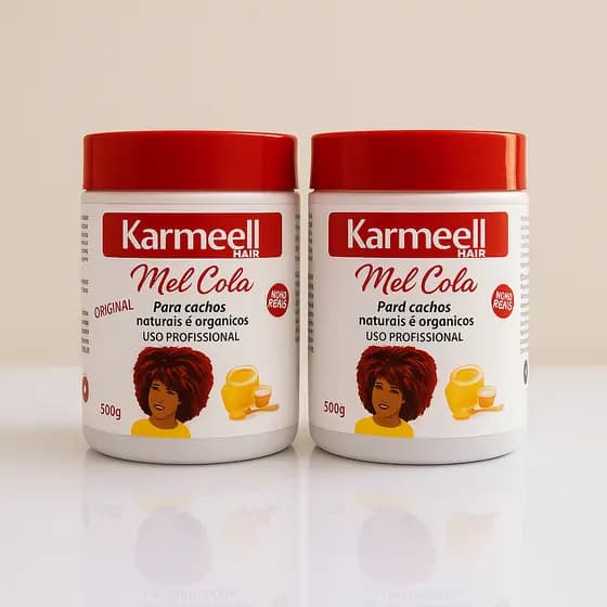 Kit com 2 Mel Cola Profissional 500g – Definição, Hidratação e Brilho | Envio Rápido