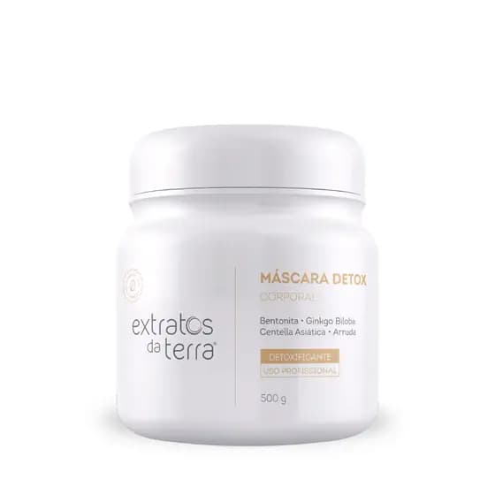 Máscara de Uso Profissional para Tratamento de Celulite Efeito Detox 500g Extratos da Terra