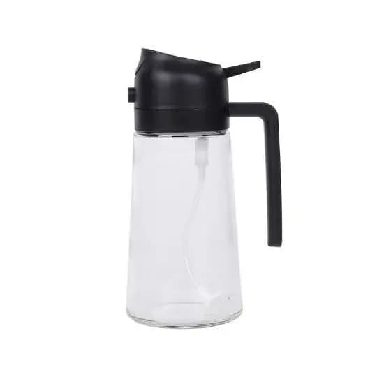 Azeiteiro Spray 500Ml Vidro Preto Snh561 Snel Home