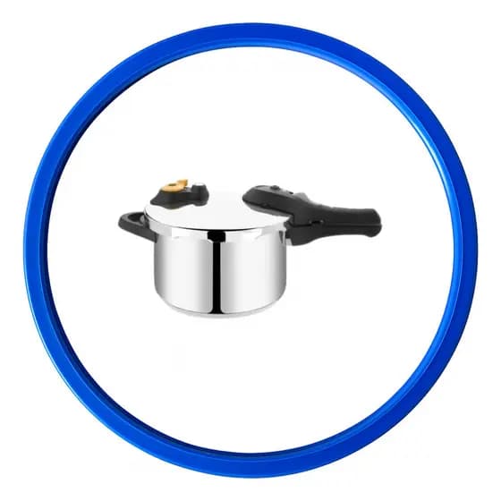 Borracha Panela Pressão Inox Rochedo Inox 6l Elegance Azul