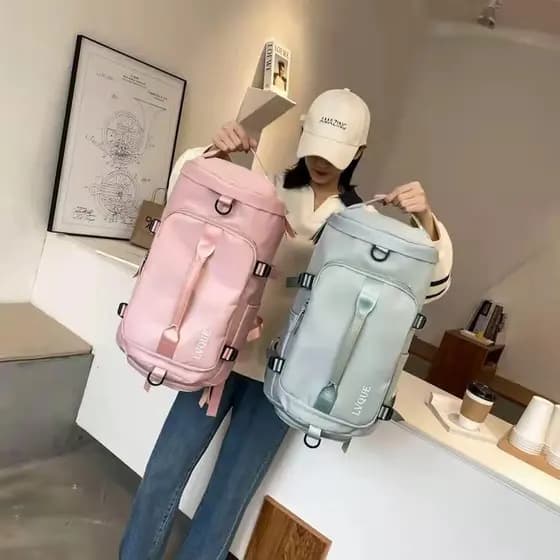 BOLSA MOCHILA feminina Impermeável Costa Transversal Academia Viagem