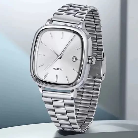 Relógio feminino Retrô Vitagen Sport Edição Especial Elegância LTP E117 Relogio em Aço