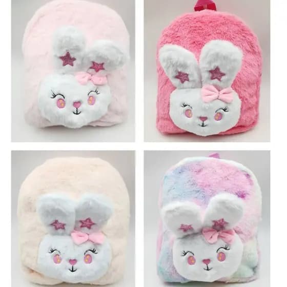 Mochilinha / Bolsa Infantil De Pelúcia / Fofa / De Unicórnio Para Meninas / Escola