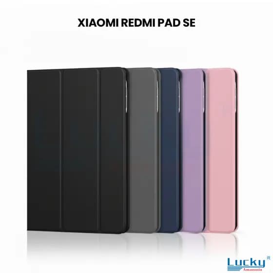 Capa Xiaomi Redmi Pad SE 11 Polegadas Magnética Antichoque Com Suporte Dobrável Leve Resistente