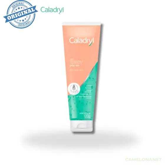 Gel Pós-Sol Caladryl 120g - Hidrata, Refresca, 99% Aloe Vera, Rápida Absorção e Hipoalergênico