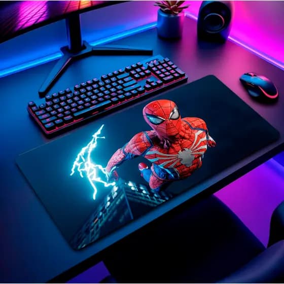 MousePad Gamer Animes Grande Personalizado Mouse Pads Varias Estampas RGB Varios Modelos Confortavel PC 80x30
