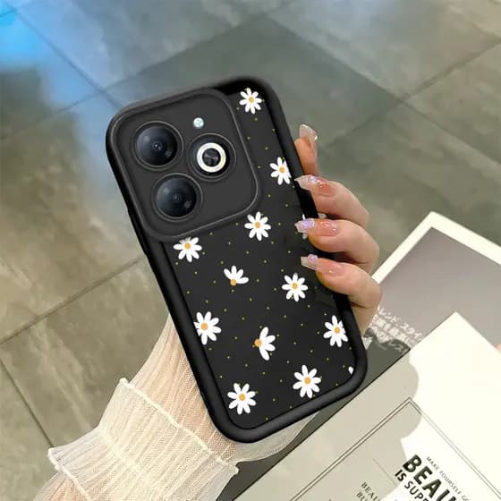 Capa Para Infinix Smart 8 Pro HD Plus Hot 40i Tecno Spark 20 20C Pop 8 Go 2024 Capinha Macia BTY 5591