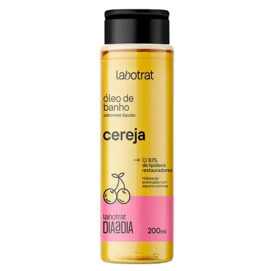Sabonete Liquido em Óleo de Banho Cereja 200ml