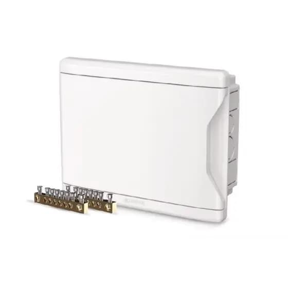 Quadro Distribuição Com Barramento, Proporciona organização e segurança para fiação, com design moderno