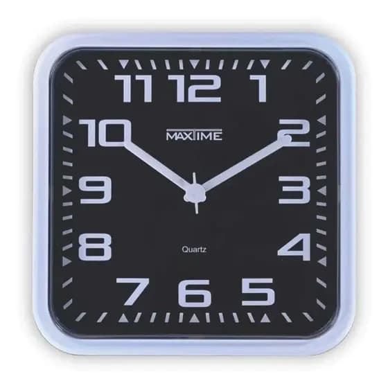 Relógio de Parede Quartz Quadrado Bold para Todos Tipos de Ambientes - Maxtime