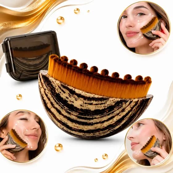Escova Facial Drenagem Linfática Massageadora Modeladora Reduz Inchaço Rugas Rosto Lifting