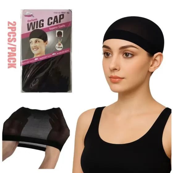 2 Touca Wig Cap Redinha p/ Peruca – Nylon Arejada Unissex
