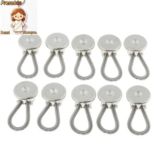 [10x Extensores De Colarinho/Extensor De Pescoço/Botão De Para Expansão De Camisas Masculinas
