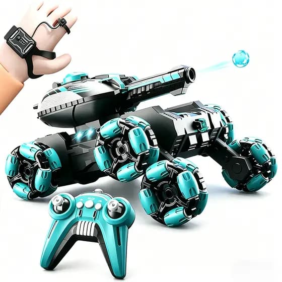 Carro de Brinquedo Infantil Acrobacias com Controle Remoto Drift 360° Tanques de controle remoto