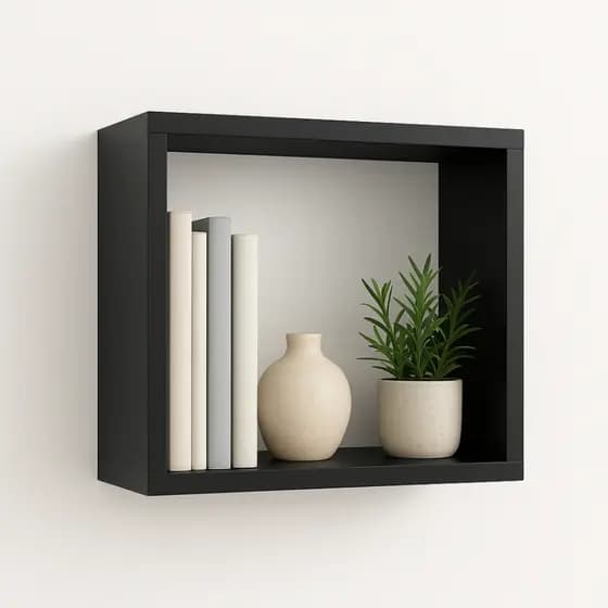 Nicho Quadrado 30x30x20cm Mdf Decoração Organização Sala Quarto