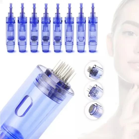 Kit 10 Cartuchos Dermapen 12, 36, 42 e NANO Microagulhamento Caneta Dermapen Dr Pen N2 MyM M7 M5 A6