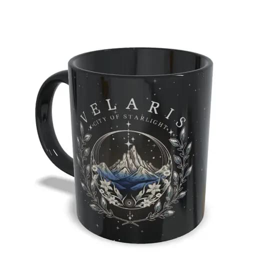 Caneca ACOTAR – Corte Noturna | Velaris | Frase das Estrelas