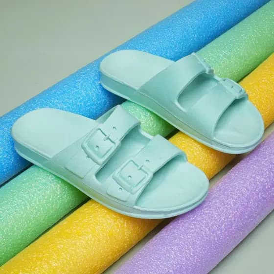 Sandália Calce Fácil Birken Infantil Borracha Feminino Menina Confortável Leve