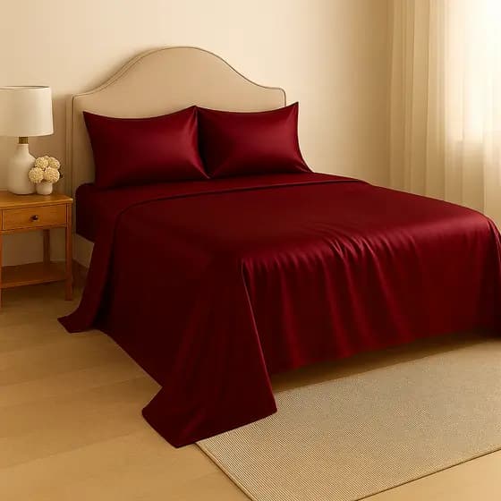 Lençol Cetim 4 Peças – Elegância, Maciez e Conforto para sua Cama