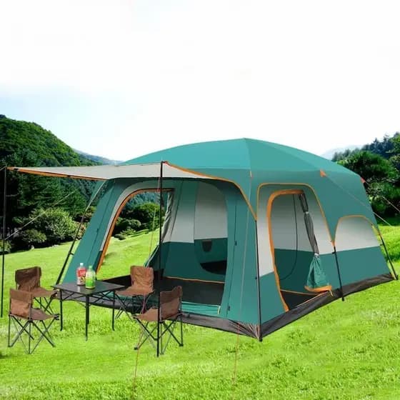 Barraca Camping Acampamento 4-12 Pessoas Impermeavel Familiar Grande