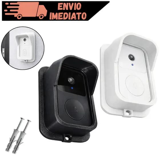 Protetor De Campainha Tuya Anti Furto e Anti Vandalismo Chuva Respingos Tuya M8 M9 X9 Wifi Camapinha Inteligente