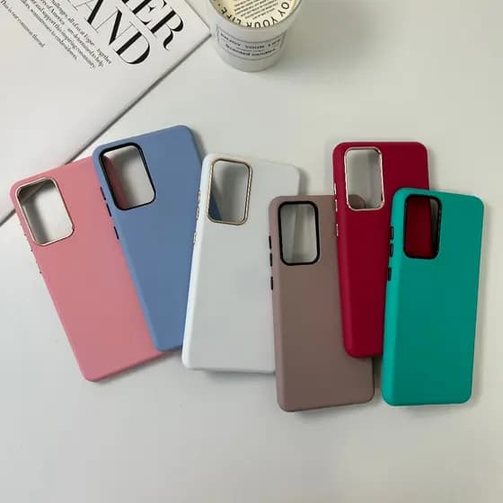 Para Samsung A71 A22 4G 5G A52 A52S 4G 5G A12 A02 A022 A03 S A23 A13 4G A33 5G A3 A20 Capa de Telefone de Silicone