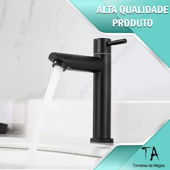 304 aço inoxidável banheiro faucet metal aço inoxidável faucet preto e ouro