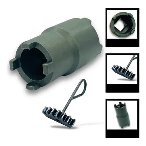 Chave Castelo Dupla + Trava Centrífugo Cg Titan 125 150 Bros