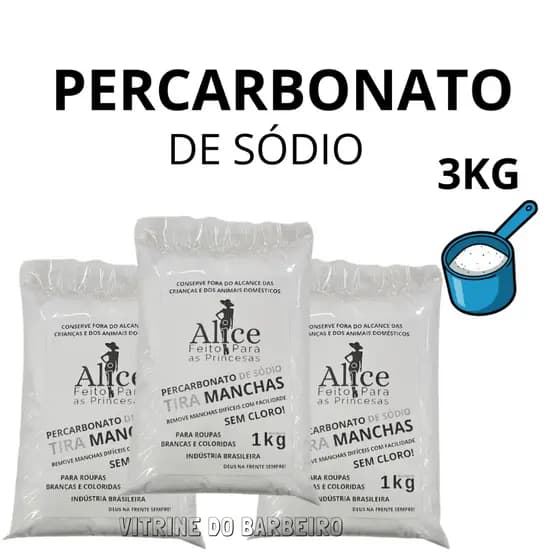 Percarbonato De Sódio Sem Cloro P Tirar Manchas Branqueador!
