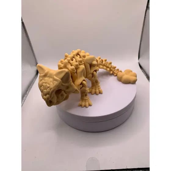 Brinquedo articulado esqueleto Ankylosaurus hiperfoco autismo Decoração, Coleção e Presente