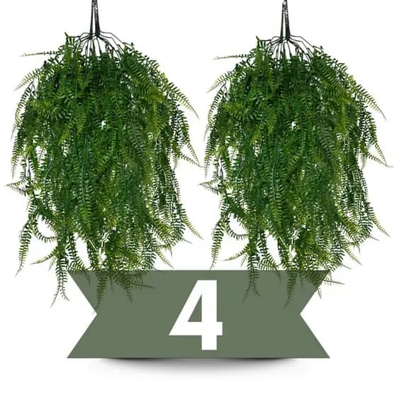 Planta Artificial Jardim Vertical Samambaia Decorativa