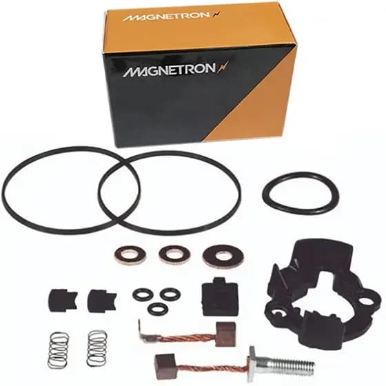 Suporte Escovas Motor Partida Arranque + Guarnições Titan 150 Fan 150 Bros 150 Titan 160 Fan 160 Bros 160 Biz 125